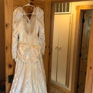 White Wedding Dress size 10